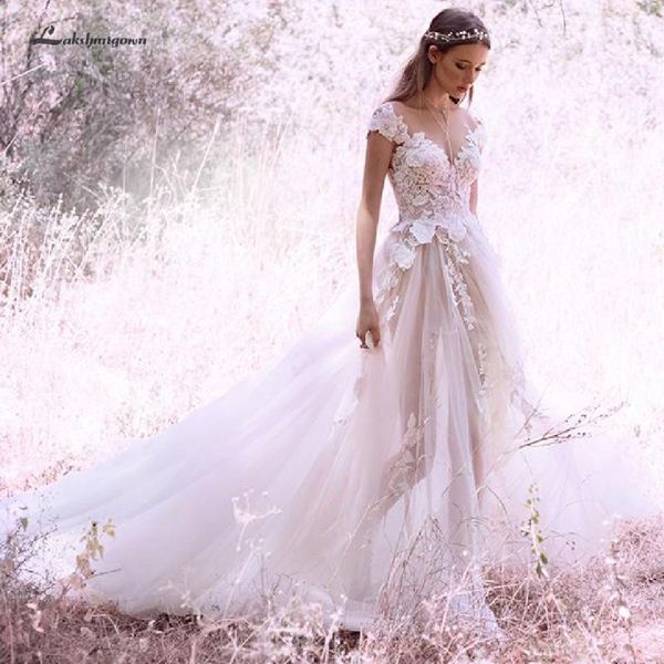 other wedding dresses lakshmigown a line princess bride dress 2021 robe mariee boho 3d flowers mariage long gowns train, White
other wedding dresses lakshmigown a line princess bride dress 2021 robe mariee boho 3d flowers mariage long gowns train, White