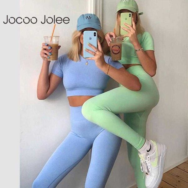 women solid t shirt legging work-out 2 piece sets short sleeve crop high waist running legging suits fitness tracksuit 210619, White
women solid t shirt legging work-out 2 piece sets short sleeve crop high waist running legging suits fitness tracksuit 210619, White