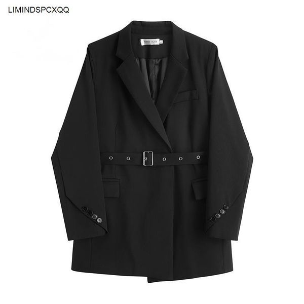 women's suits & blazers black elegant 2021 autumn winter fashion long sleeve casual solid color loose jackets outerwear work wear, White;black
women's suits & blazers black elegant 2021 autumn winter fashion long sleeve casual solid color loose jackets outerwear work wear, White;black