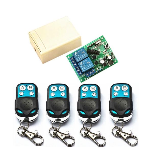 433mhz wireless universal control ac220v 2-channel rf relay receiver and transmitter, remote lighting/garage/motor switch controlers
433mhz wireless universal control ac220v 2-channel rf relay receiver and transmitter, remote lighting/garage/motor switch controlers