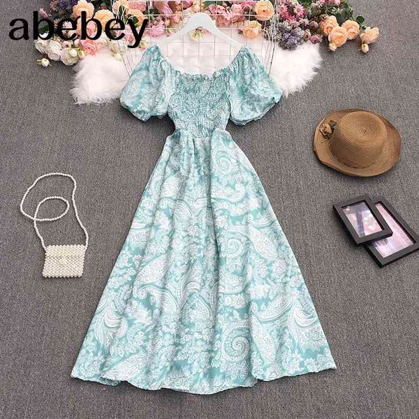 summer temperament slash neck puff sleeve dress high waist pleated waist floral mid-length a-line dress 210715, Black;gray
summer temperament slash neck puff sleeve dress high waist pleated waist floral mid-length a-line dress 210715, Black;gray