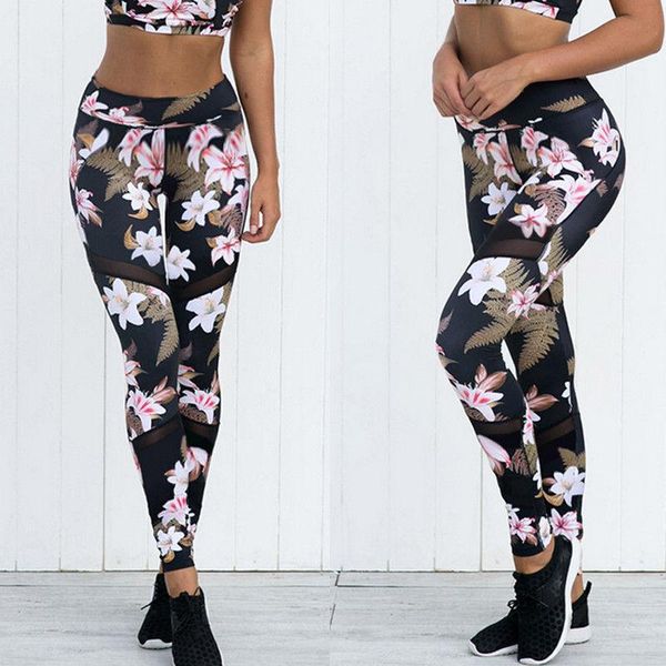 women's leggings fashion women high waist fitness stretch print casual clothes trousers, Black
women's leggings fashion women high waist fitness stretch print casual clothes trousers, Black