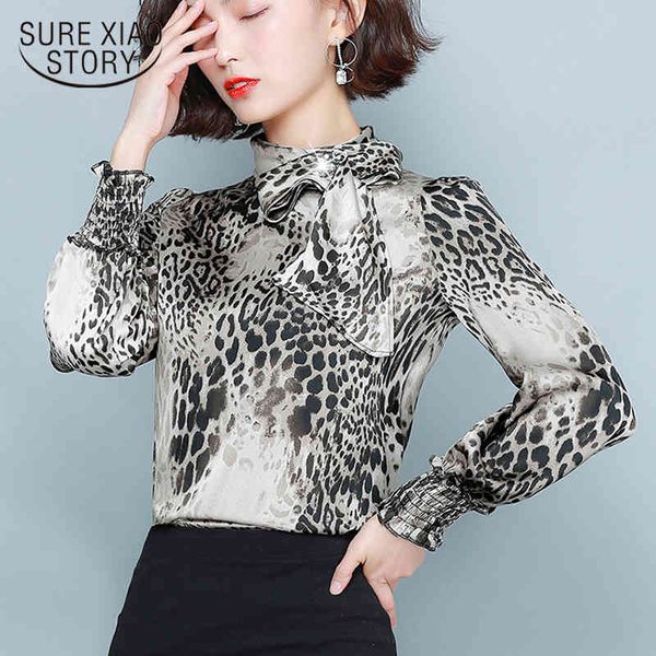 office lady bow elegant plus size blouse autumn leopard print long sleeve shirt women pullover ladies 10616 210415, White
office lady bow elegant plus size blouse autumn leopard print long sleeve shirt women pullover ladies 10616 210415, White