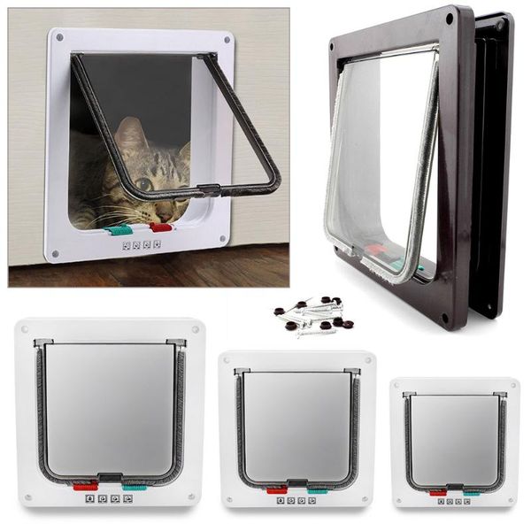 cat carriers,crates & houses 1pc dog flap door with 4 way locking security lock gate weatherproof for dogs cats pet puppy kitten supplies
cat carriers,crates & houses 1pc dog flap door with 4 way locking security lock gate weatherproof for dogs cats pet puppy kitten supplies