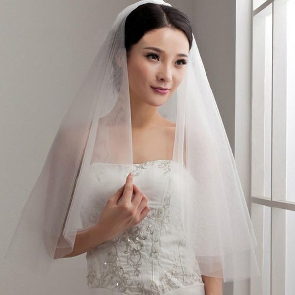 bridal veils simple short tulle wedding two layers with comb white ivory veil for bride accessories, Black
bridal veils simple short tulle wedding two layers with comb white ivory veil for bride accessories, Black