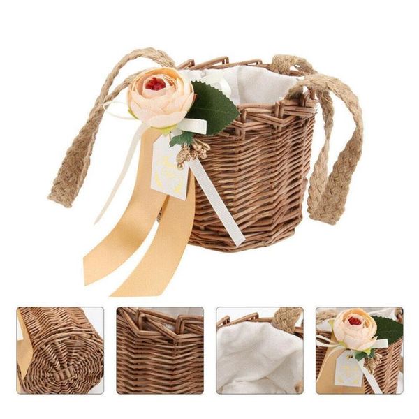 gift wrap 1pc candy box handmade wicker woven retro hand-held basket for wedding party decor souvenir storage container
gift wrap 1pc candy box handmade wicker woven retro hand-held basket for wedding party decor souvenir storage container