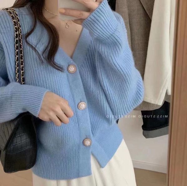 women's knits & tees zawfl - casual long sleeve autumn and winter coat, red japanese cardigan, with buttons buttons, 2021, White
women's knits & tees zawfl - casual long sleeve autumn and winter coat, red japanese cardigan, with buttons buttons, 2021, White