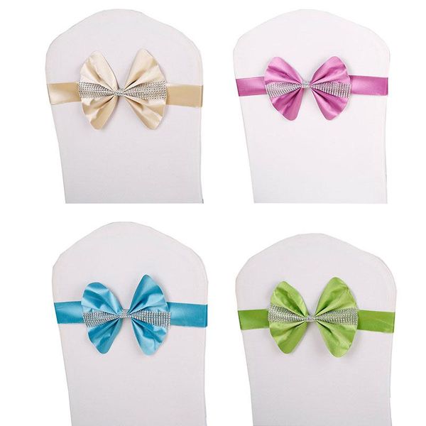 100pcs/lot sweety bow crystal chair sash wedding decoration stretch cover band sashes
100pcs/lot sweety bow crystal chair sash wedding decoration stretch cover band sashes