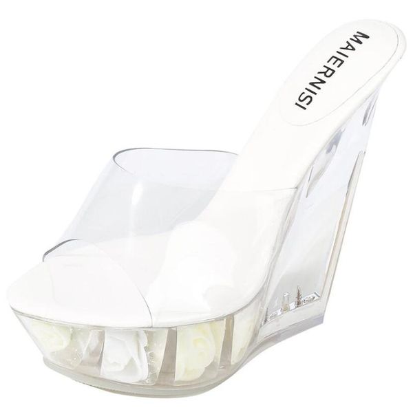 jelly sandals peep toe high heels women transparent wedge slippers pumps 12cm, Black
jelly sandals peep toe high heels women transparent wedge slippers pumps 12cm, Black