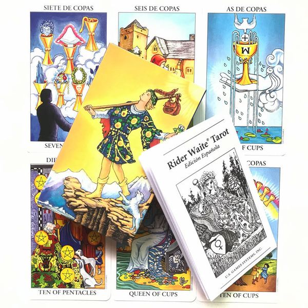 78card spanishrider waite tarot and the angel of love oracles card for fate divination entertainment board game games individual
78card spanishrider waite tarot and the angel of love oracles card for fate divination entertainment board game games individual