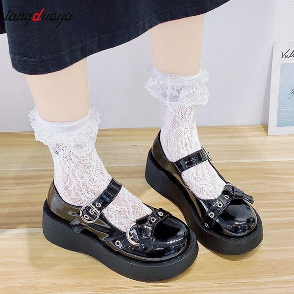 dress shoes lolita women mary jane platform cosplay round toe thick heels cross tied buckle strap woman 2021 ladies female pumps, Black
dress shoes lolita women mary jane platform cosplay round toe thick heels cross tied buckle strap woman 2021 ladies female pumps, Black
