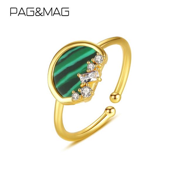 cluster rings pag&mag 925 sterling silver fine jewelry bague malachite 18k gold plated wedding for women argent massif, Golden;silver
cluster rings pag&mag 925 sterling silver fine jewelry bague malachite 18k gold plated wedding for women argent massif, Golden;silver