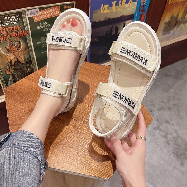 fashion women's sandals design female flat platform ladies height increasing hook & loopcasual shoes women, Black
fashion women's sandals design female flat platform ladies height increasing hook & loopcasual shoes women, Black