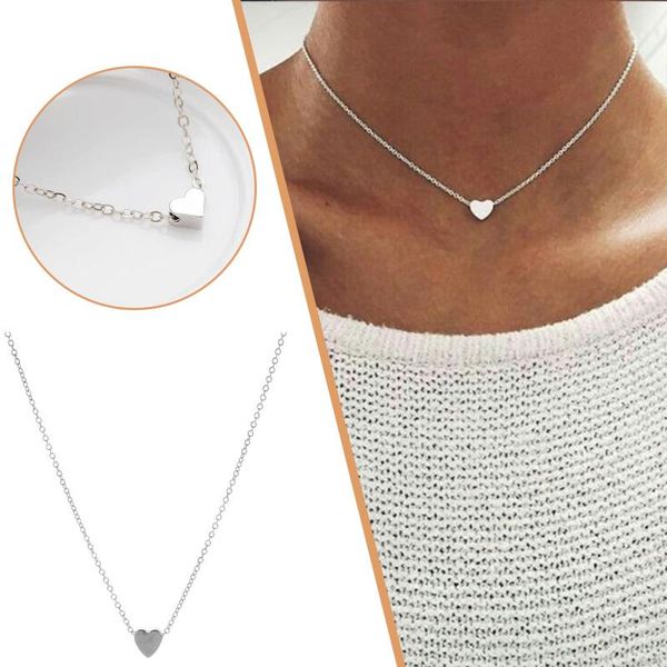 chains fashion women stainless steel heart necklace love pendant necklaces jewelry 2021 valentine's day chain wholesale/drop, Silver
chains fashion women stainless steel heart necklace love pendant necklaces jewelry 2021 valentine's day chain wholesale/drop, Silver