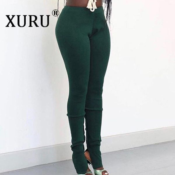 autumn and winter women's trousers tight-fitting solid color slit high-waist sports pants & capris, Black;white
autumn and winter women's trousers tight-fitting solid color slit high-waist sports pants & capris, Black;white
