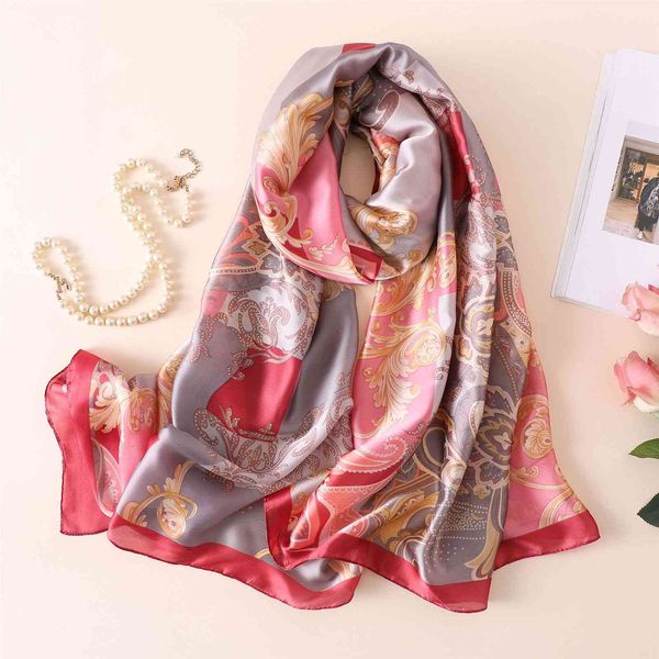 silk versatile for women, spring and autumn multi-functional long satin gauze scarves like, while shawls are like, Blue;gray
silk versatile for women, spring and autumn multi-functional long satin gauze scarves like, while shawls are like, Blue;gray
