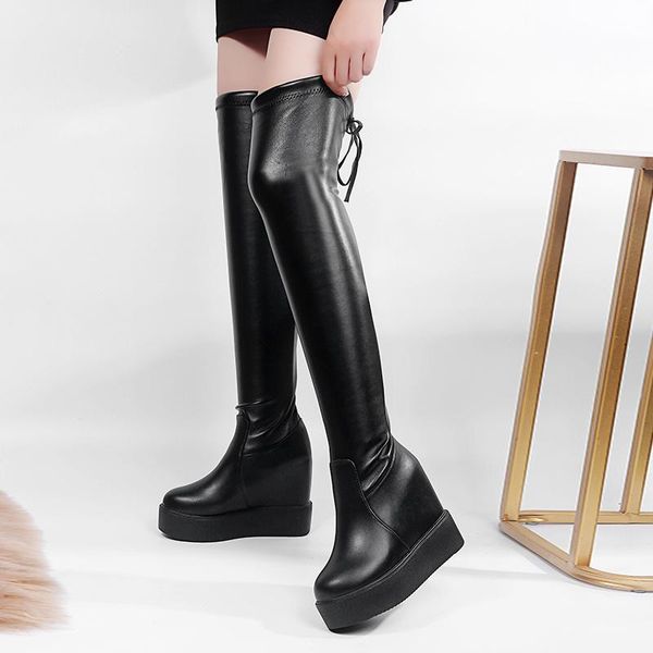 boots thigh high women heighten platform heels fashion warm winter shoes brand design over the knee 2021, Black
boots thigh high women heighten platform heels fashion warm winter shoes brand design over the knee 2021, Black
