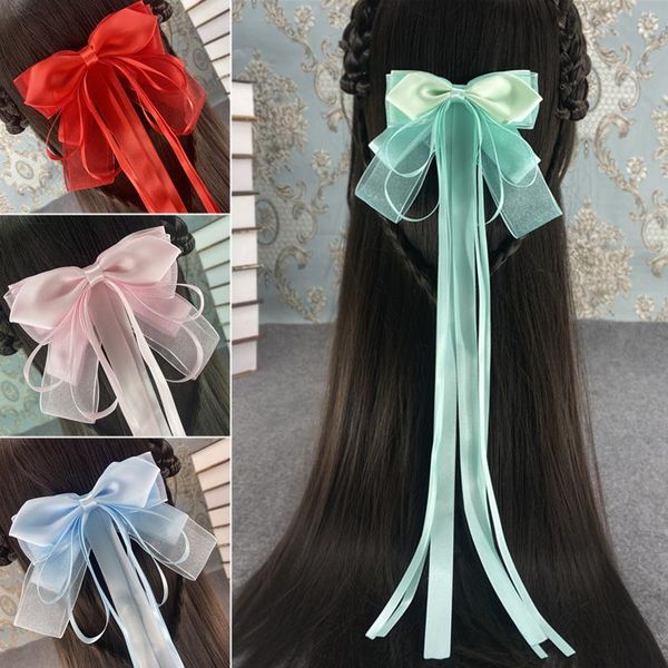 party masks super fairy's headdress bow long ribbon hairpin chinese hanfu elements perform cosplay ancient customs hair clip ornaments
party masks super fairy's headdress bow long ribbon hairpin chinese hanfu elements perform cosplay ancient customs hair clip ornaments