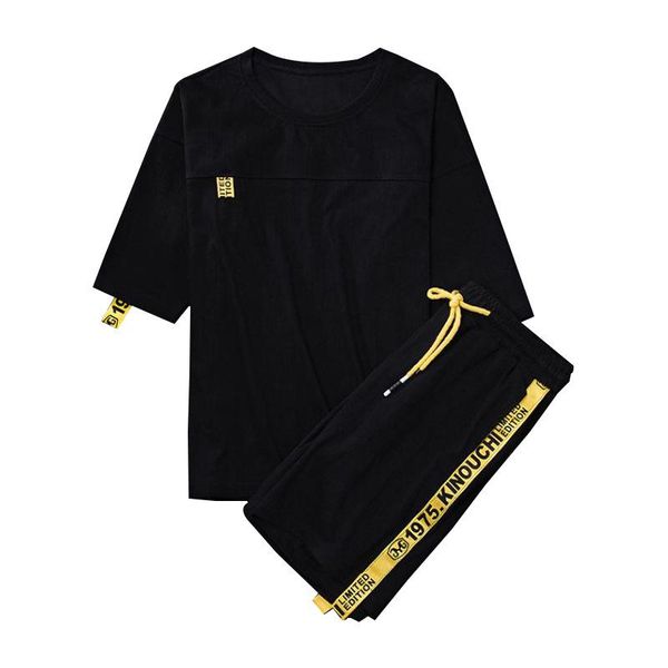 brand men's tracksuit summer men set short sleeve t shirts hip hop + shorts suit sportswear clothing tracksuits, Gray
brand men's tracksuit summer men set short sleeve t shirts hip hop + shorts suit sportswear clothing tracksuits, Gray