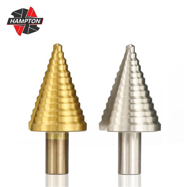 professional drill bits hampton round shank step bit 5-35mm straight groove core hss wood/metal hole drilling cutter for power tools
professional drill bits hampton round shank step bit 5-35mm straight groove core hss wood/metal hole drilling cutter for power tools