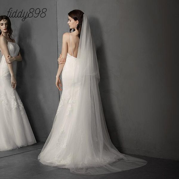bridal veils elegant bride wedding veil long 2021 3 meters 2 layers tulle with comb accessories voile mariage, Black
bridal veils elegant bride wedding veil long 2021 3 meters 2 layers tulle with comb accessories voile mariage, Black
