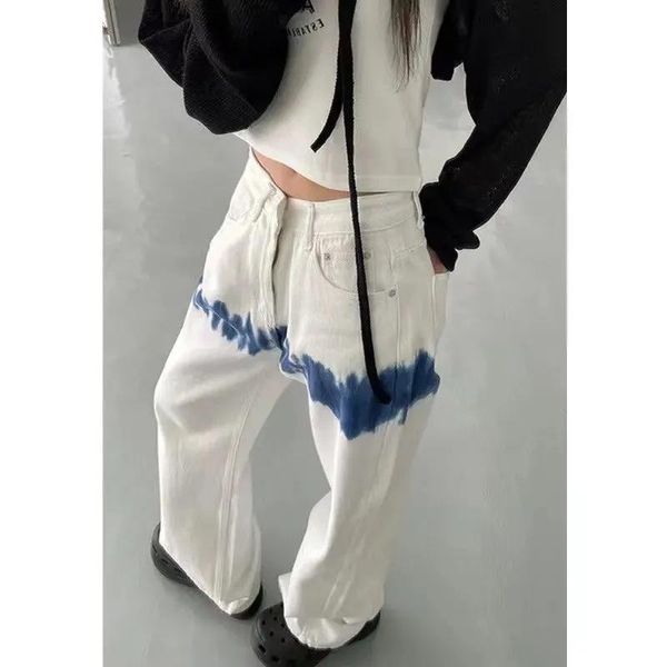 women's pants & capris autumn women y2k hip hop wide leg jeans female ladies vintage color contrast high waist striped tie dye print lo, Black;white
women's pants & capris autumn women y2k hip hop wide leg jeans female ladies vintage color contrast high waist striped tie dye print lo, Black;white