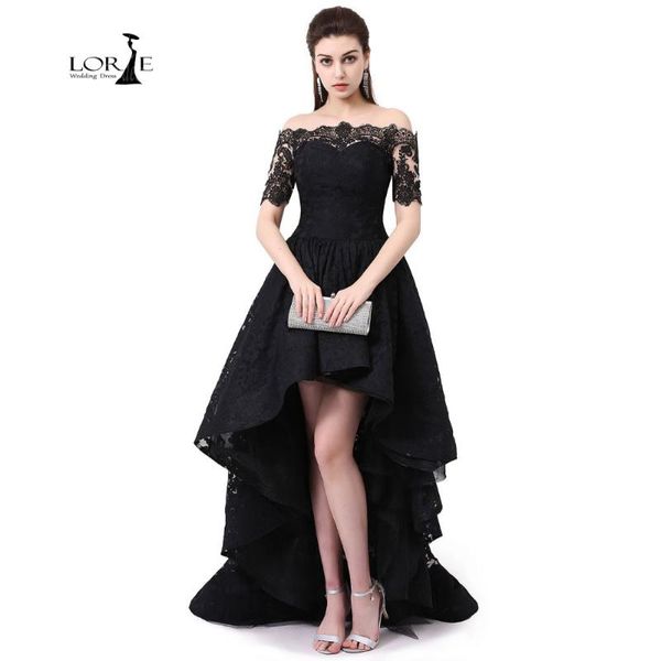 party dresses lorie high/low black evening elegant lace appliques women prom gowns formal short sleeve beauty pageant, White;black
party dresses lorie high/low black evening elegant lace appliques women prom gowns formal short sleeve beauty pageant, White;black