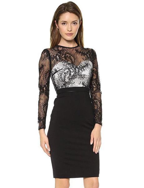 casual dresses autumn est black women gorgeous dress sheath ol lace see through bodycon zipper back long sleeve party vestido, Black;gray
casual dresses autumn est black women gorgeous dress sheath ol lace see through bodycon zipper back long sleeve party vestido, Black;gray