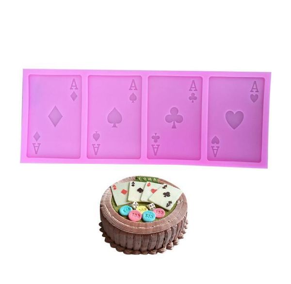 baking moulds poker cookie chocolate silicone mold playing cards cake fondant kitchen tool
baking moulds poker cookie chocolate silicone mold playing cards cake fondant kitchen tool