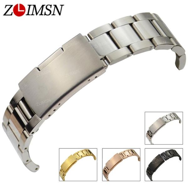 watch bands zlimsn deployant clasp pure solid 316l stainless steel strap replacement bracelets 10 12 14 16 19 28 30mm on sale, Black;brown
watch bands zlimsn deployant clasp pure solid 316l stainless steel strap replacement bracelets 10 12 14 16 19 28 30mm on sale, Black;brown