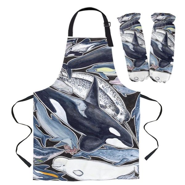dolphin narwhal apron kitchen baking accessories cleaning pinafore home cooking aprons for woman
dolphin narwhal apron kitchen baking accessories cleaning pinafore home cooking aprons for woman