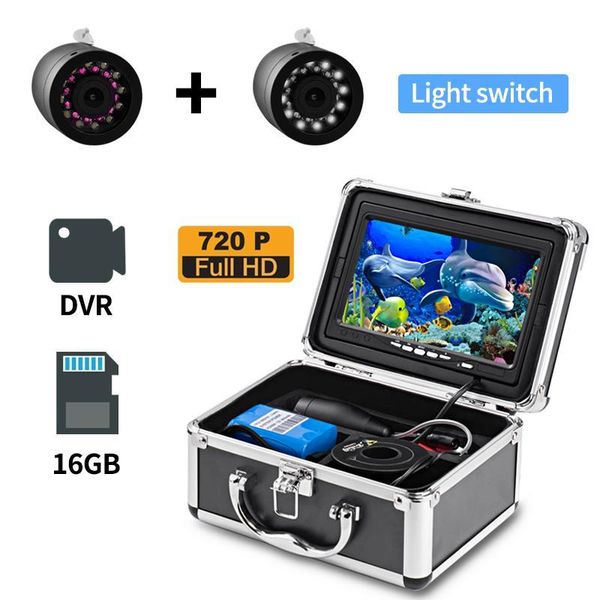 fish finder erchang double lamp 24 leds 7'' 15m underwater fishing camera+1280*720 hd monitor with videro recording 16g sd card
fish finder erchang double lamp 24 leds 7'' 15m underwater fishing camera+1280*720 hd monitor with videro recording 16g sd card