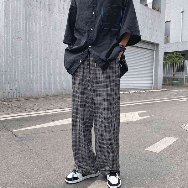 men's pants fashion plaid printing casual harem loose straight wide leg jogger sweatpants streetwear trousers we8u, Black
men's pants fashion plaid printing casual harem loose straight wide leg jogger sweatpants streetwear trousers we8u, Black