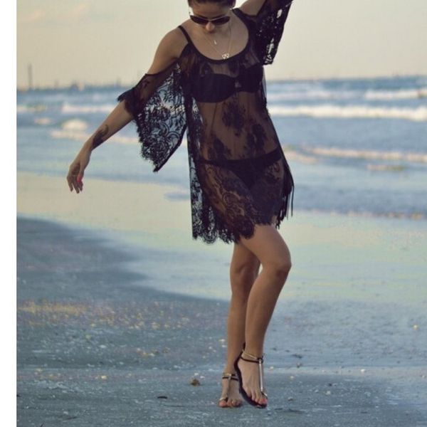 boutique dress 2021 summer strap perspective hollow lace off shoulder beach blouse, Black;gray
boutique dress 2021 summer strap perspective hollow lace off shoulder beach blouse, Black;gray