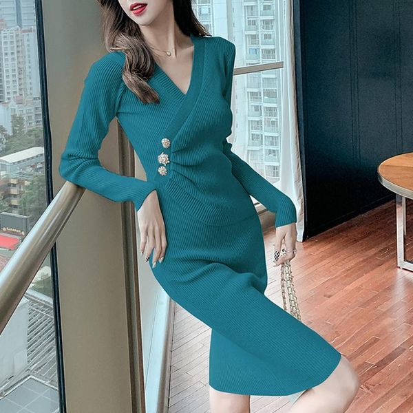 casual dresses retro knitted dress female fashion v-neck long sleeve sheath chic korean streetwear knit sweater, Black;gray
casual dresses retro knitted dress female fashion v-neck long sleeve sheath chic korean streetwear knit sweater, Black;gray