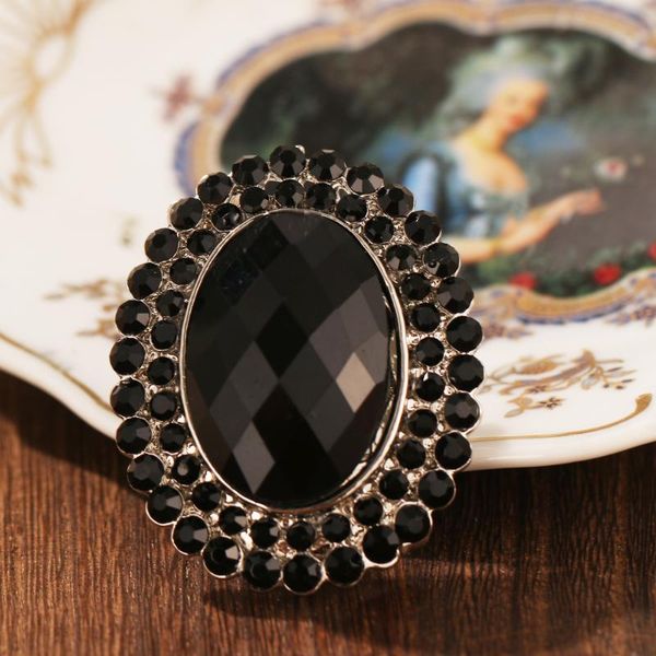 cluster rings bohemian style big black stone resin ring antique rhinestone turkish jewelry vintage wedding female accessories, Golden;silver
cluster rings bohemian style big black stone resin ring antique rhinestone turkish jewelry vintage wedding female accessories, Golden;silver