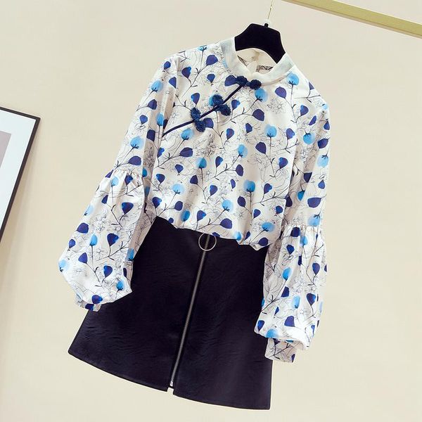 vintage shirt women 2021 autumn lantern sleeve floral femaleretro style elegant temperament lace blouse women's blouses & shirts, White
vintage shirt women 2021 autumn lantern sleeve floral femaleretro style elegant temperament lace blouse women's blouses & shirts, White