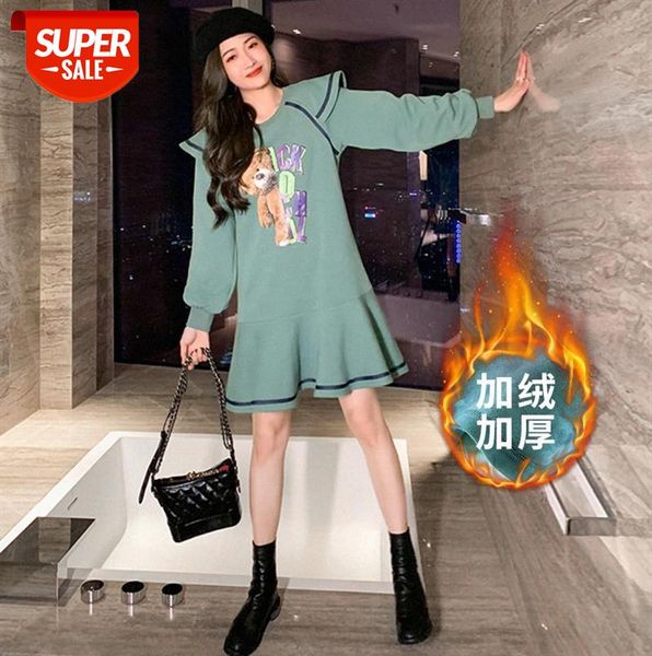 plush padded bear sweater skirt korean style net red women's long-sleeved round neck dress #kl9j, Black;gray
plush padded bear sweater skirt korean style net red women's long-sleeved round neck dress #kl9j, Black;gray