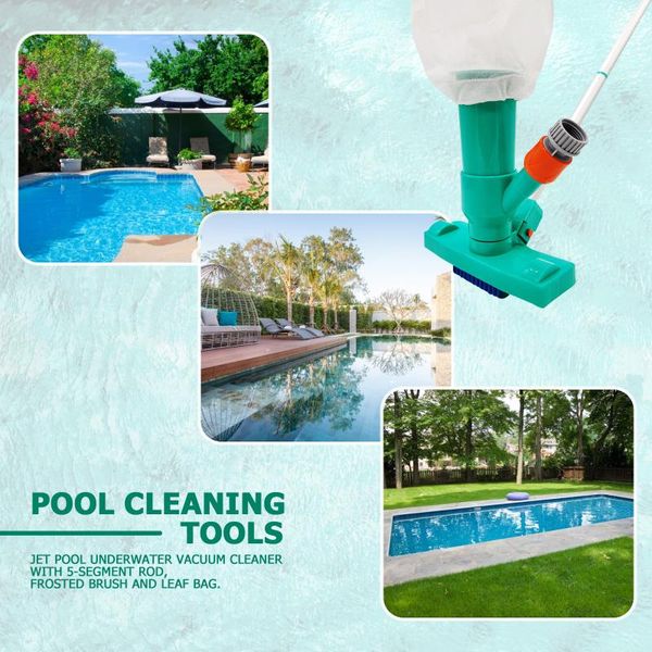 pool & accessories vacuum jet cleaner, 4 section pole, portable cleaning machine set for underwater, above ground, spa, pond, waterfall, fou
pool & accessories vacuum jet cleaner, 4 section pole, portable cleaning machine set for underwater, above ground, spa, pond, waterfall, fou