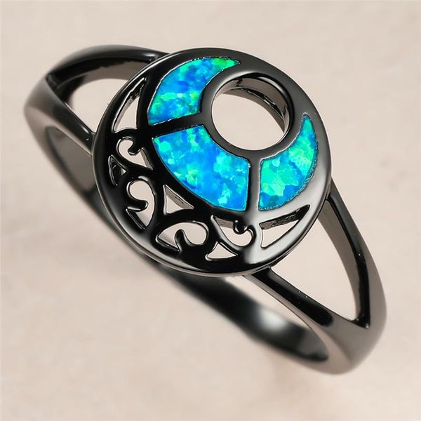 vintage female blue fire opal stone ring charm black gold wedding rings for women punk bride moon thin engagement, Slivery;golden
vintage female blue fire opal stone ring charm black gold wedding rings for women punk bride moon thin engagement, Slivery;golden