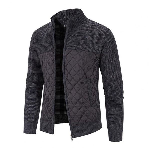 men's trench coats zipper closure long sleeve sweater coat autumn winter patchwork pockets stand collar knitted jacket knitwear, Tan;black
men's trench coats zipper closure long sleeve sweater coat autumn winter patchwork pockets stand collar knitted jacket knitwear, Tan;black