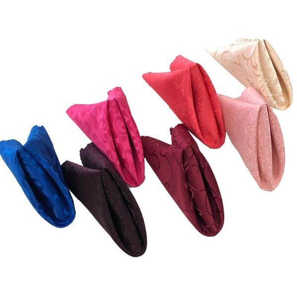 table napkin multi color 10pcs/lot polyester square cloth napkins for wedding birthday decoration
table napkin multi color 10pcs/lot polyester square cloth napkins for wedding birthday decoration