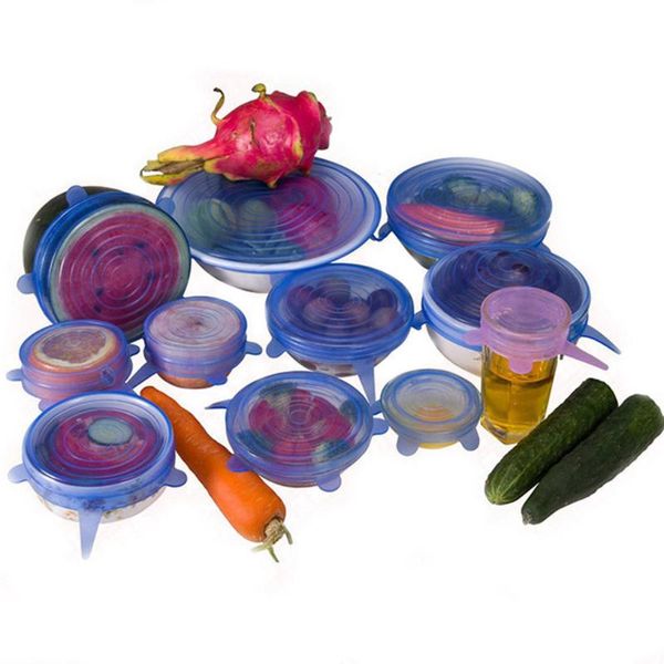 kitchen storage & organization 6pcs/set reusable silicone stretch lids seal bowl wraps fresh cover microwave selling
kitchen storage & organization 6pcs/set reusable silicone stretch lids seal bowl wraps fresh cover microwave selling