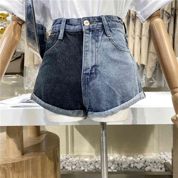 jeans nicho design spell denim high-waisted shorts edge butt-cheeks flanging wide pants, Blue
jeans nicho design spell denim high-waisted shorts edge butt-cheeks flanging wide pants, Blue