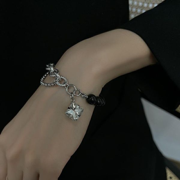 link, chain elegant women bracelet stainless steel bracelets man simple fashion punk black beads party jewellery trendy metal armband
link, chain elegant women bracelet stainless steel bracelets man simple fashion punk black beads party jewellery trendy metal armband