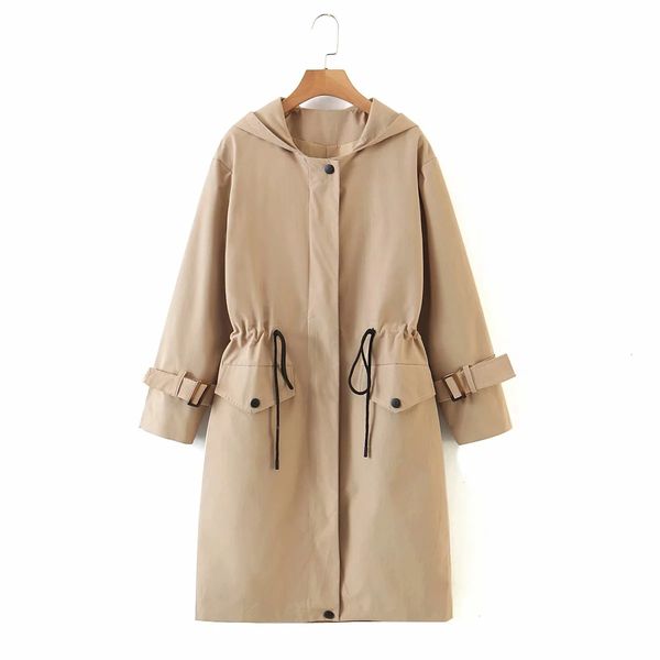 women's trench coats case female jacket version with hood big khaki size british long autumn coat of women b645 bidb, Tan;black
women's trench coats case female jacket version with hood big khaki size british long autumn coat of women b645 bidb, Tan;black