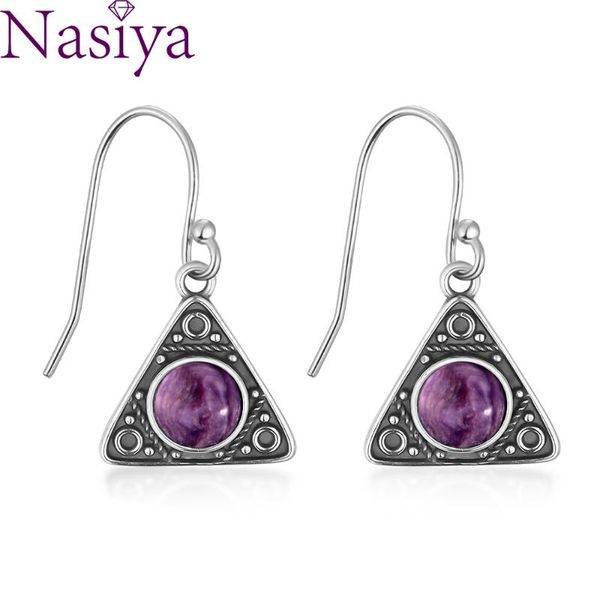 dangle & chandelier s925 sterling silver drop earring 6mm round charoite ear jewelry for women vintage triangle pendant earrings gift
dangle & chandelier s925 sterling silver drop earring 6mm round charoite ear jewelry for women vintage triangle pendant earrings gift
