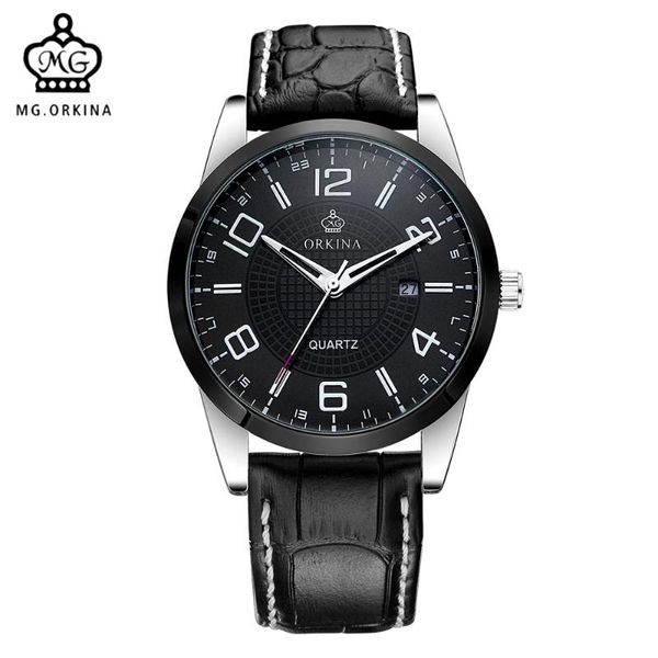 wristwatches mg.orkina japan movement relogio masculino watches black watch strap quartz stainless steel case men clock for birthday gift, Slivery;brown
wristwatches mg.orkina japan movement relogio masculino watches black watch strap quartz stainless steel case men clock for birthday gift, Slivery;brown