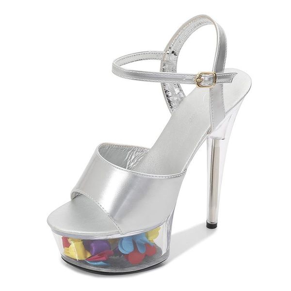 women platform shoes big size 34-43 high heel sandals nightclub fashion show 14.5cm, Black
women platform shoes big size 34-43 high heel sandals nightclub fashion show 14.5cm, Black