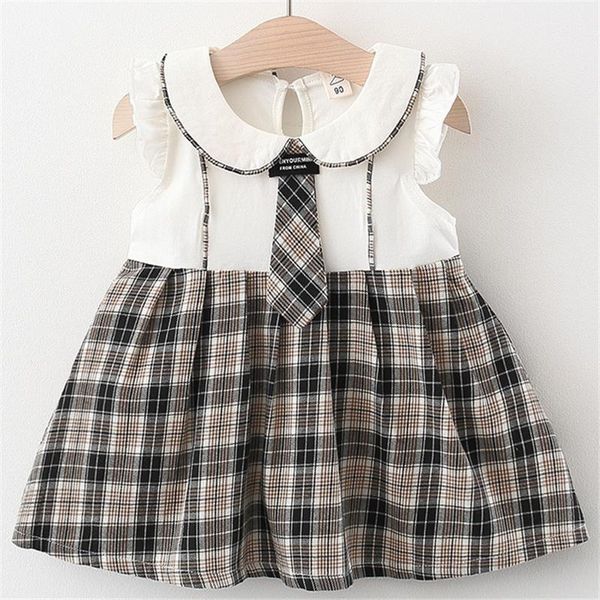 summer little girls dress academic style plaid splicing doll collar sleeve princess with bow tie girl's dresses, Red;yellow
summer little girls dress academic style plaid splicing doll collar sleeve princess with bow tie girl's dresses, Red;yellow